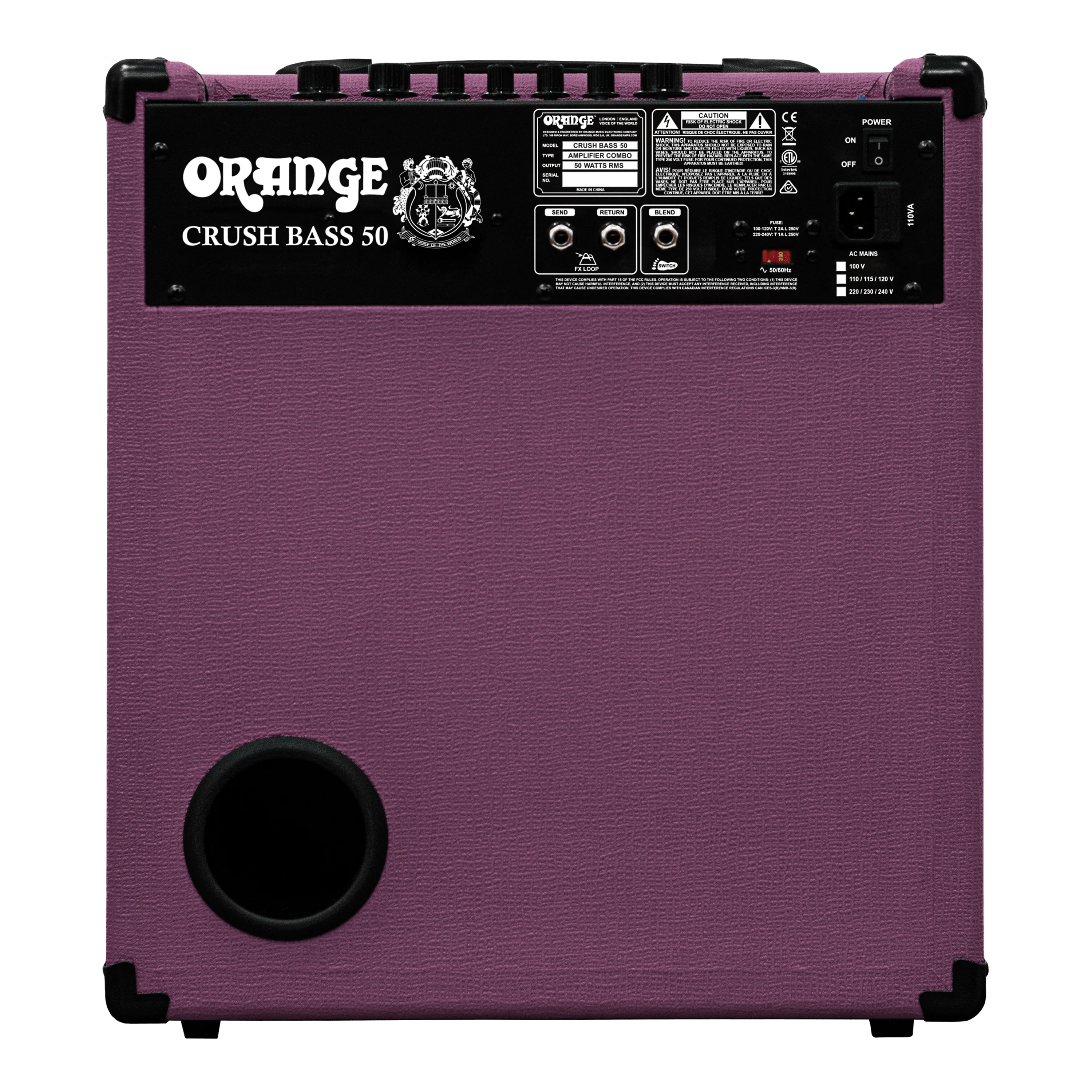 Orange Crush Bass 50 combo bass amp - Glenn Hughes Signature Edition - Image 5